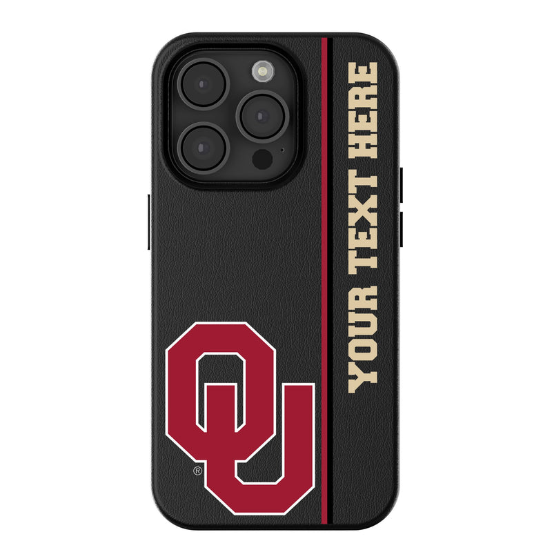 University of Oklahoma Sooners Personalized Sidebard iPhone MagSafe Compatible Phone Case for Apple iPhone