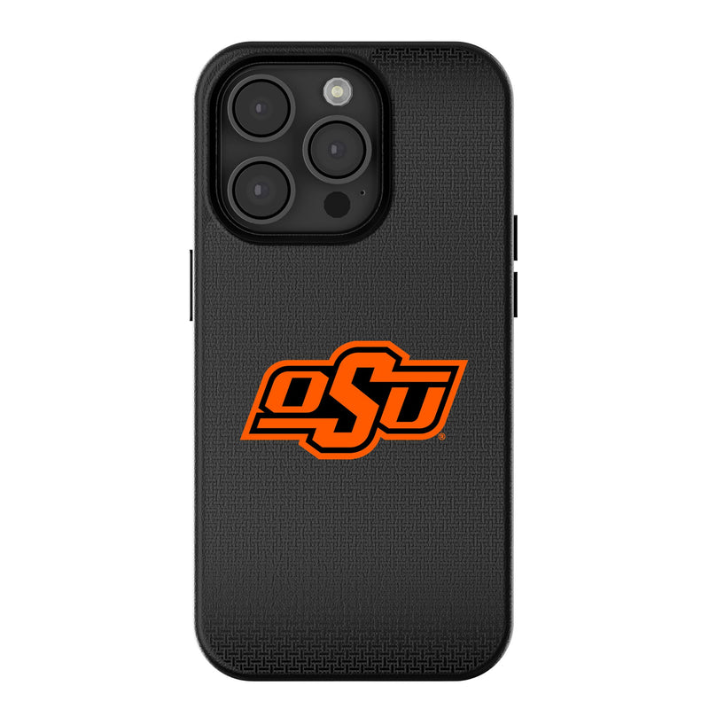 Oklahoma State University Cowboys Linen iPhone MagSafe Compatible Phone Case for Apple iPhone
