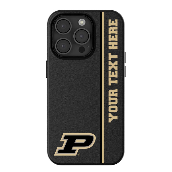 Purdue University Boilermakers Personalized Sidebard iPhone MagSafe Compatible Phone Case for Apple iPhone