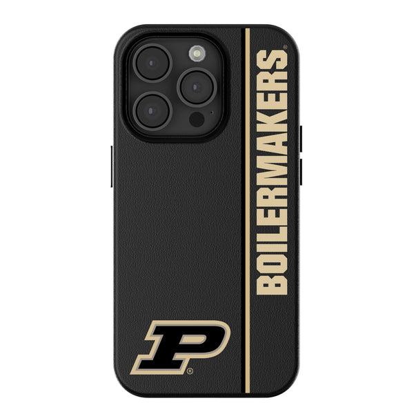 Purdue University Boilermakers Sidebar iPhone MagSafe Compatible Phone Case