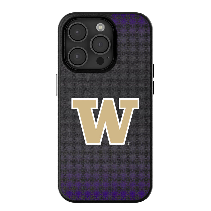 University of Washington Huskies Linen iPhone MagSafe Compatible Phone Case for Apple iPhone