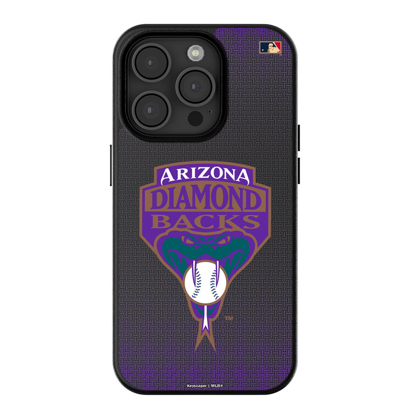 Arizona Diamondbacks 1999-2006 - Cooperstown Collection Linen iPhone MagSafe Compatible Phone Case