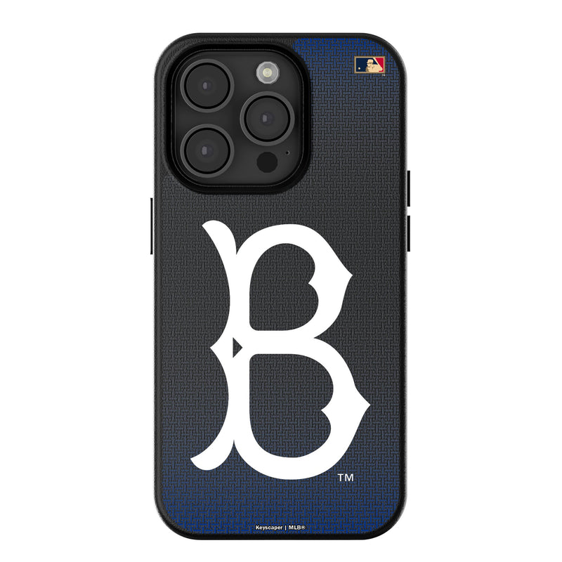 Brooklyn Dodgers 1949-1957 - Cooperstown Collection Linen iPhone MagSafe Compatible Phone Case for Apple iPhone