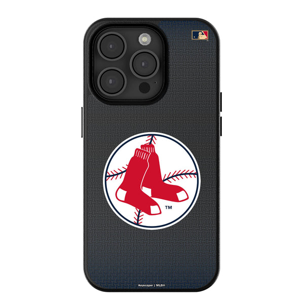 Boston Red Sox 1970-1975 - Cooperstown Collection Linen iPhone MagSafe Compatible Phone Case for Apple iPhone