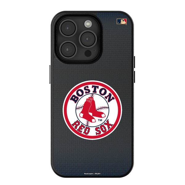 Boston Red Sox 1976-2008 - Cooperstown Collection Linen iPhone MagSafe Compatible Phone Case for Apple iPhone