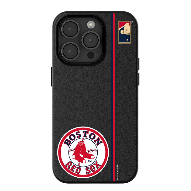 Boston Red Sox 1976-2008 - Cooperstown Collection Sidebar iPhone MagSafe Compatible Phone Case for Apple iPhone