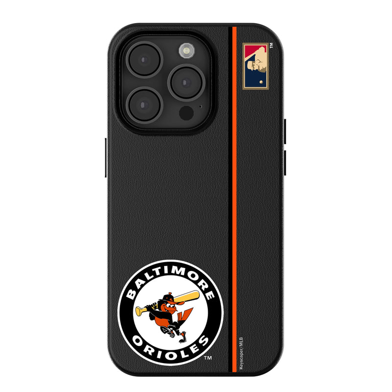Baltimore Orioles 1966-1969 - Cooperstown Collection Sidebar iPhone MagSafe Compatible Phone Case for Apple iPhone