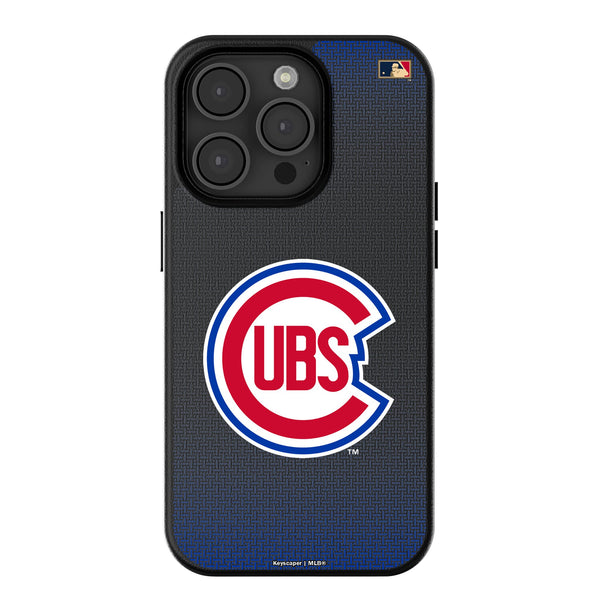 Chicago Cubs 1948-1956 - Cooperstown Collection Linen iPhone MagSafe Compatible Phone Case for Apple iPhone