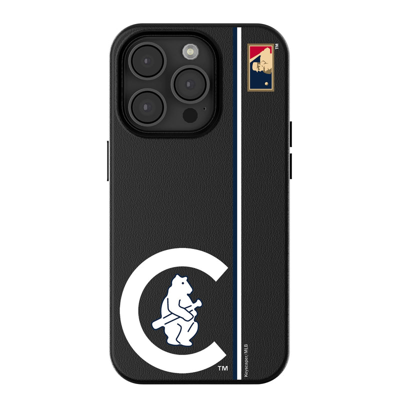 Chicago Cubs 1911-1912 - Cooperstown Collection Sidebar iPhone MagSafe Compatible Phone Case for Apple iPhone