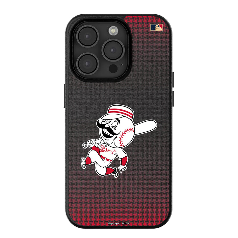Cincinnati Reds 1953-1967 - Cooperstown Collection Linen iPhone MagSafe Compatible Phone Case for Apple iPhone