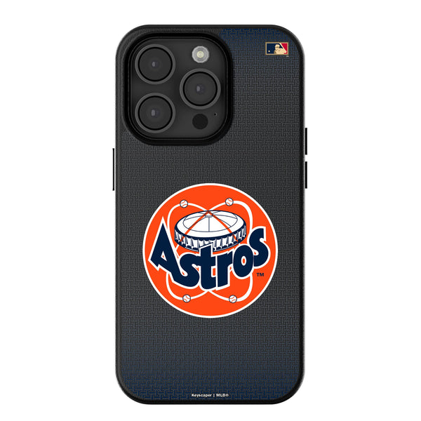 Houston Astros 1977-1993 - Cooperstown Collection Linen iPhone MagSafe Compatible Phone Case for Apple iPhone