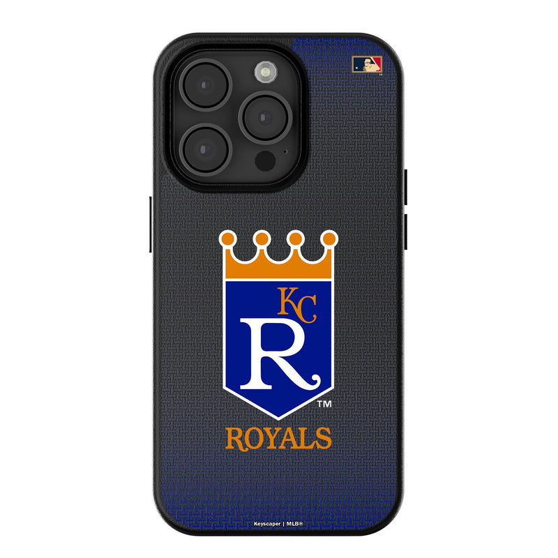 Kansas City Royals 1969-1978 - Cooperstown Collection Linen iPhone MagSafe Compatible Phone Case