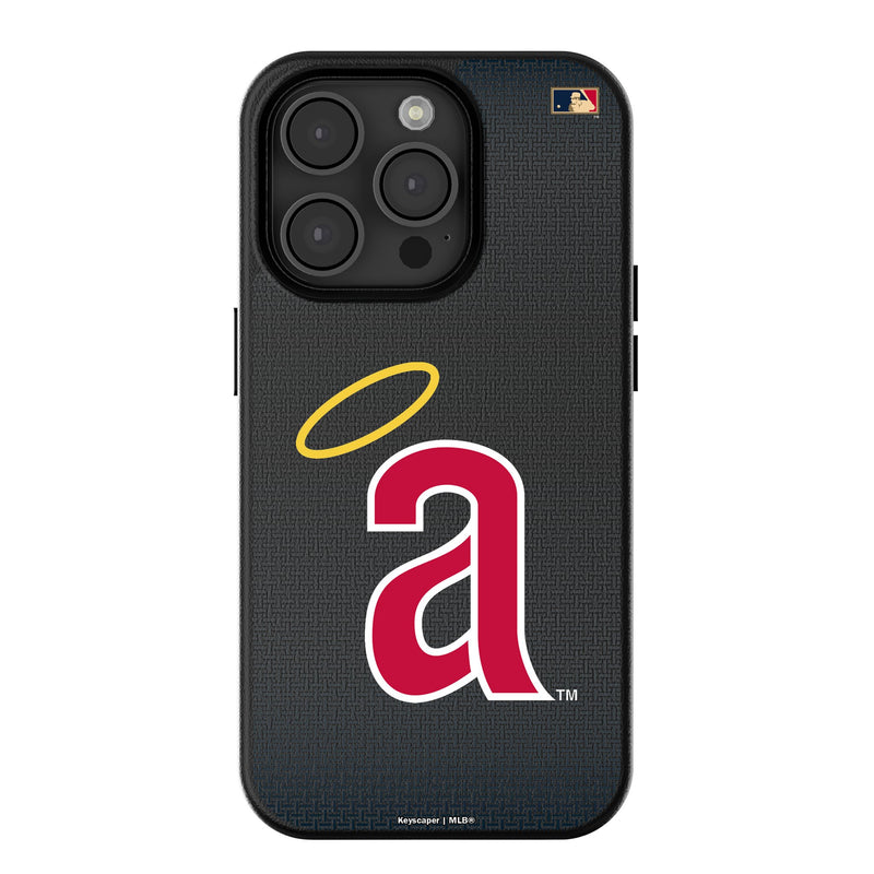 LA Angels 1971 - Cooperstown Collection Linen iPhone MagSafe Compatible Phone Case for Apple iPhone