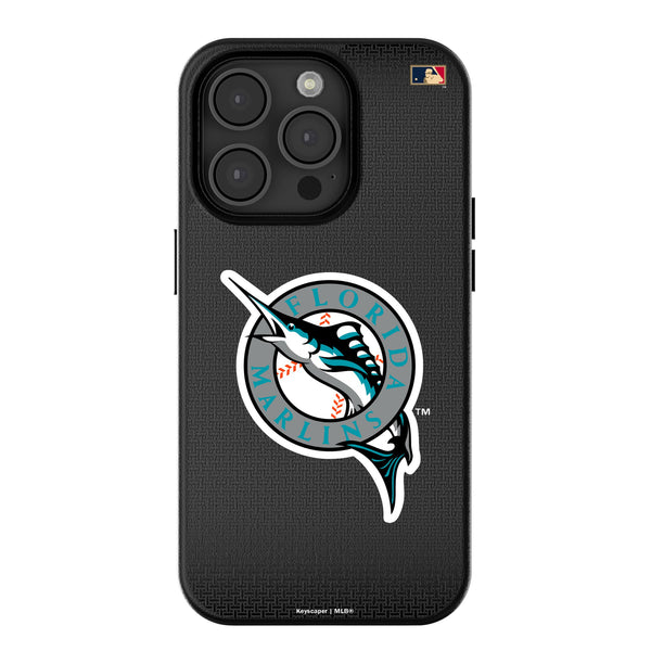 Miami Marlins 1993-2011 - Cooperstown Collection Linen iPhone MagSafe Compatible Phone Case