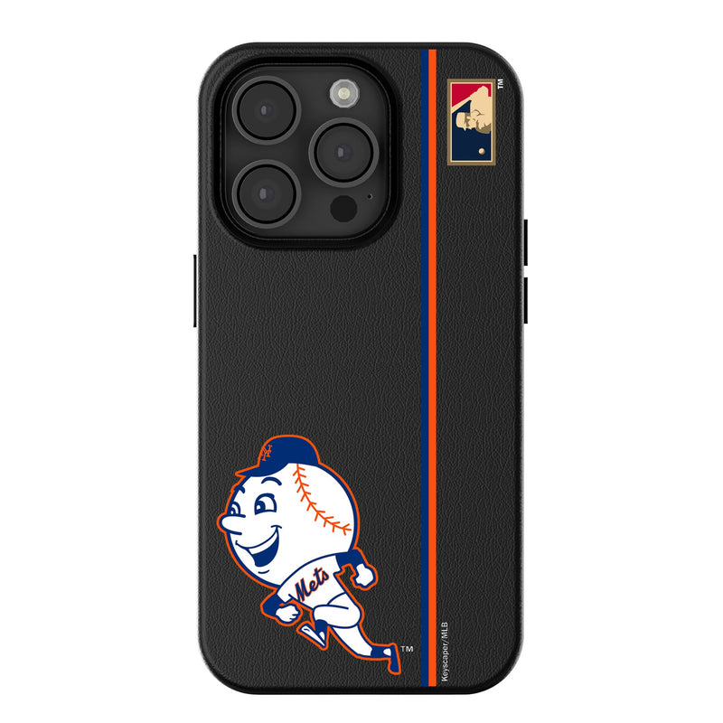 New York Mets 2014 - Cooperstown Collection Sidebar iPhone MagSafe Compatible Phone Case for Apple iPhone