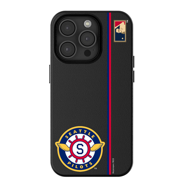 Seattle Pilots 1969 - Cooperstown Collection Sidebar iPhone MagSafe Compatible Phone Case for Apple iPhone