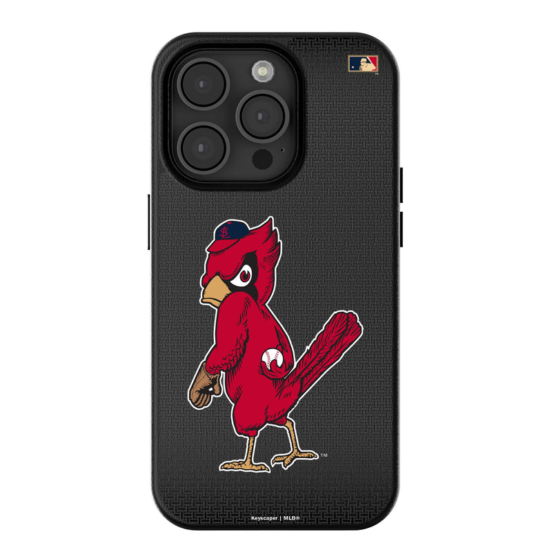 St Louis Cardinals 1950s - Cooperstown Collection Linen iPhone MagSafe Compatible Phone Case for Apple iPhone