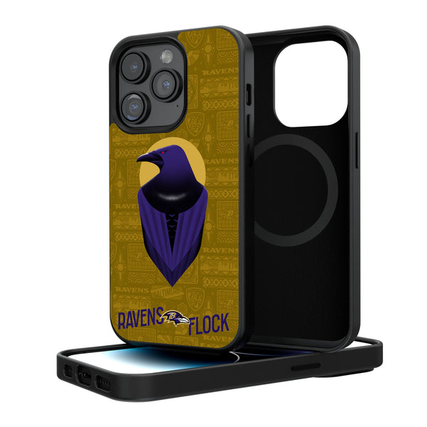 Baltimore Ravens 2024 Illustrated Limited Edition iPhone Magnetic Phone Case