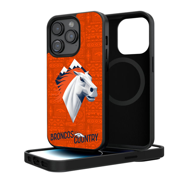 Denver Broncos 2024 Illustrated Limited Edition iPhone Magnetic Phone Case