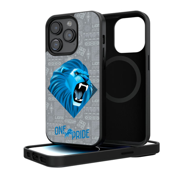 Detroit Lions 2024 Illustrated Limited Edition iPhone Magnetic Phone Case