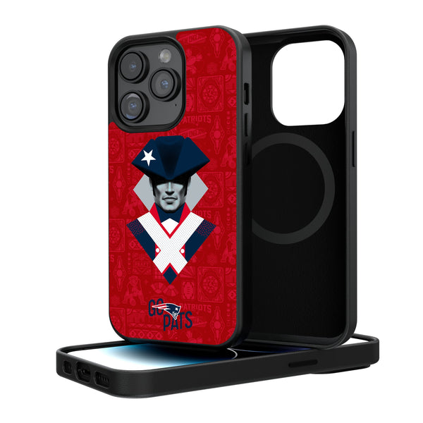 New England Patriots 2024 Illustrated Limited Edition iPhone Magnetic Phone Case