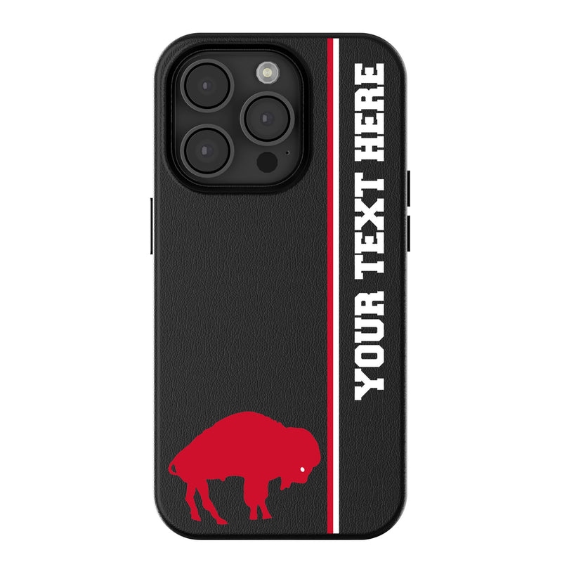 Buffalo Bills Historic Collection Personalized Sidebard iPhone MagSafe Compatible Phone Case for Apple iPhone