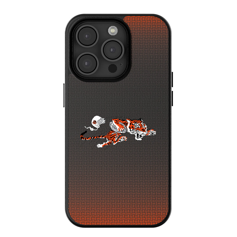 Cincinnati Bengals Historic Collection Linen iPhone MagSafe Compatible Phone Case for Apple iPhone