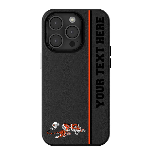 Cincinnati Bengals Historic Collection Personalized Sidebard iPhone MagSafe Compatible Phone Case for Apple iPhone