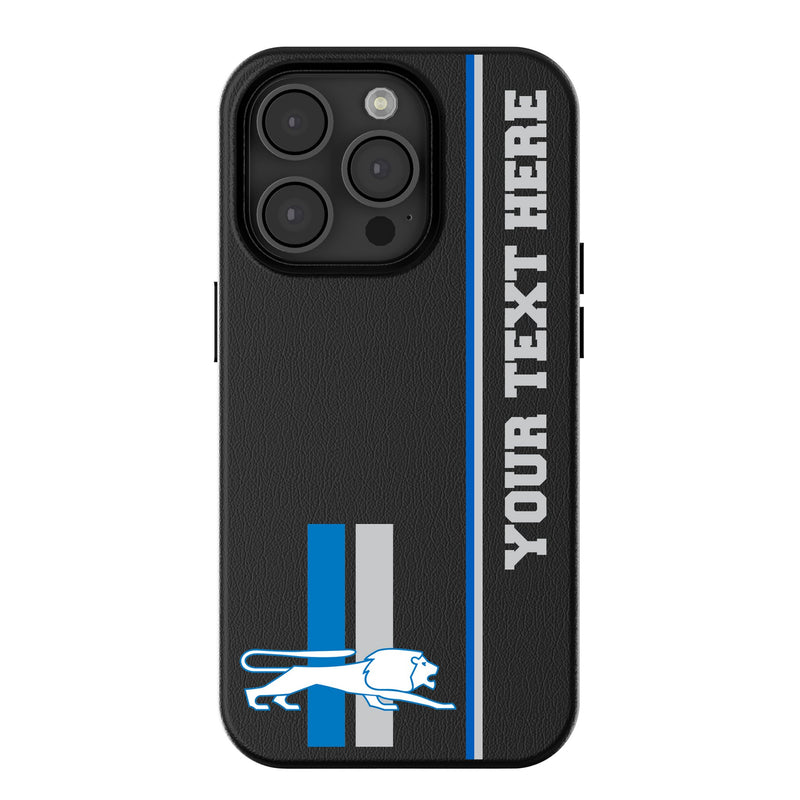 Detroit Lions Retro Personalized Sidebard iPhone MagSafe Compatible Phone Case for Apple iPhone