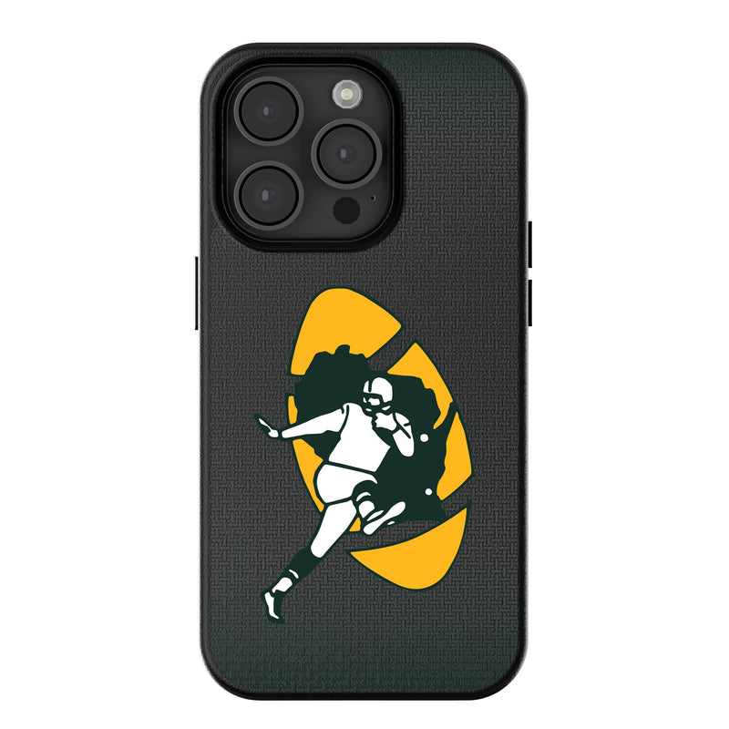 Green Bay Packers Historic Collection Linen iPhone MagSafe Compatible Phone Case for Apple iPhone