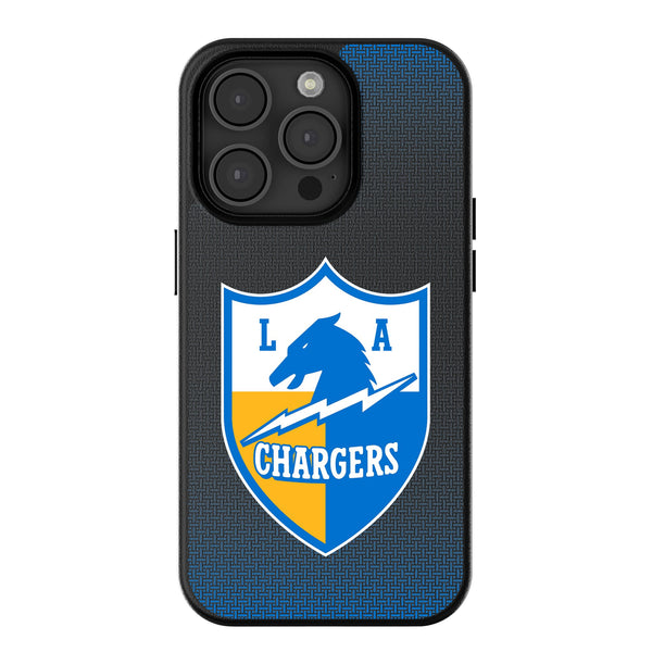 Los Angeles Chargers Historic Collection Linen iPhone MagSafe Compatible Phone Case for Apple iPhone