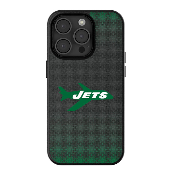 New York Jets 1963 Historic Collection Linen iPhone MagSafe Compatible Phone Case for Apple iPhone