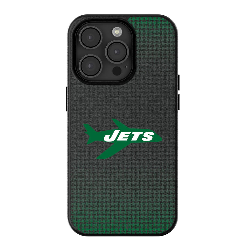 New York Jets 1963 Historic Collection Linen iPhone MagSafe Compatible Phone Case for Apple iPhone