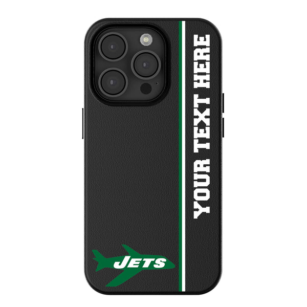 New York Jets 1963 Historic Collection Personalized Sidebard iPhone MagSafe Compatible Phone Case for Apple iPhone