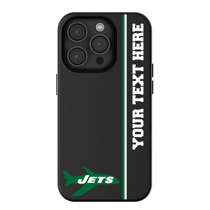 New York Jets 1963 Historic Collection Personalized Sidebard iPhone MagSafe Compatible Phone Case for Apple iPhone