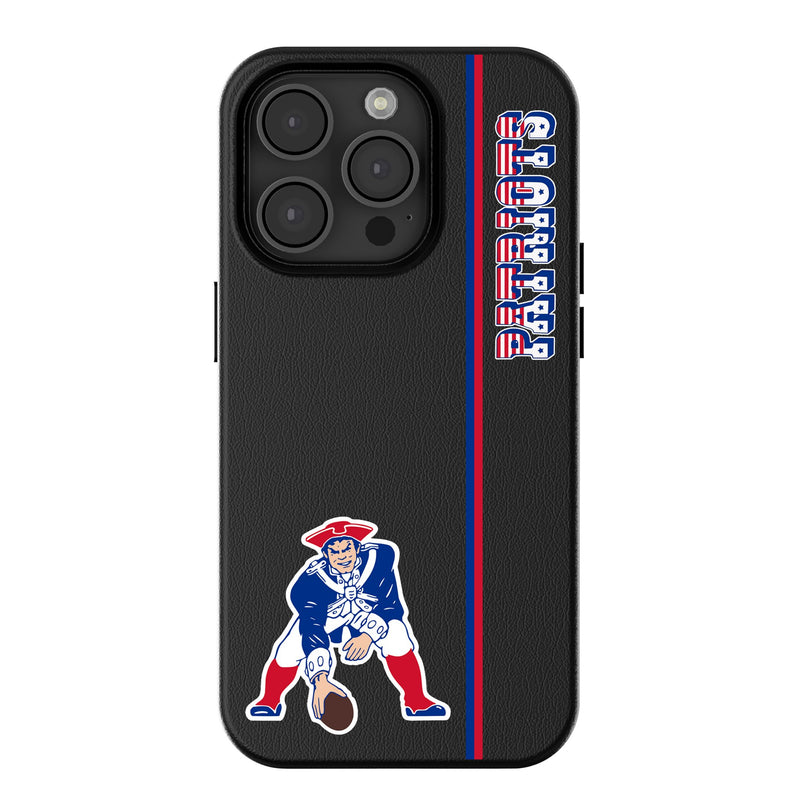 New England Patriots Historic Collection Sidebar iPhone MagSafe Compatible Phone Case for Apple iPhone