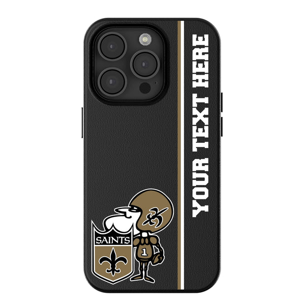 New Orleans Saints Historic Collection Personalized Sidebard iPhone MagSafe Compatible Phone Case for Apple iPhone