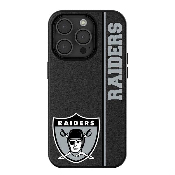Oakland Raiders 1963 Historic Collection Sidebar iPhone MagSafe Compatible Phone Case for Apple iPhone