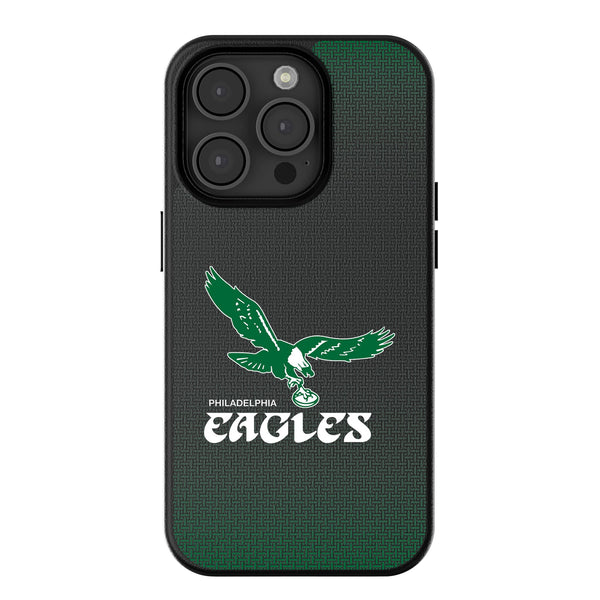 Philadelphia Eagles 1973-1995 Historic Collection Linen iPhone MagSafe Compatible Phone Case for Apple iPhone