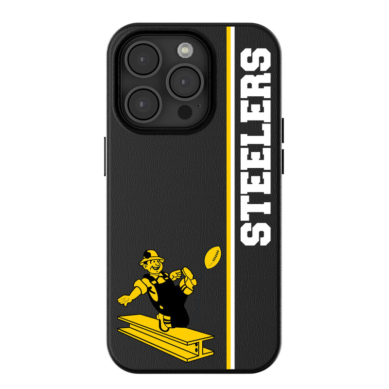 Pittsburgh Steelers 1961 Historic Collection Sidebar iPhone MagSafe Compatible Phone Case for Apple iPhone