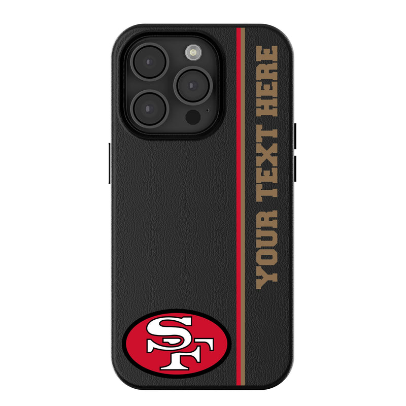 San Francisco 49ers Historic Collection Personalized Sidebard iPhone MagSafe Compatible Phone Case for Apple iPhone