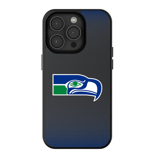 Seattle Seahawks Historic Collection Linen iPhone MagSafe Compatible Phone Case for Apple iPhone