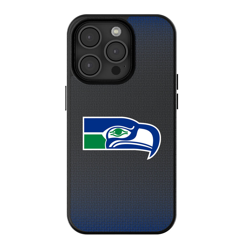 Seattle Seahawks Historic Collection Linen iPhone MagSafe Compatible Phone Case for Apple iPhone
