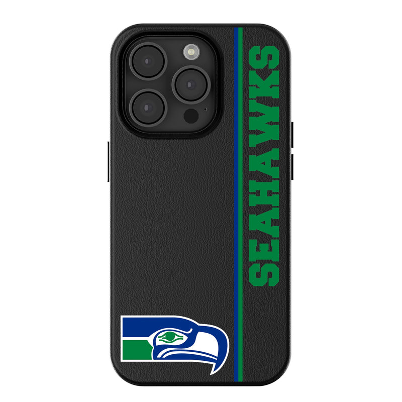 Seattle Seahawks Historic Collection Sidebar iPhone MagSafe Compatible Phone Case for Apple iPhone