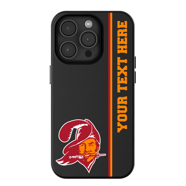 Tampa Bay Buccaneers Historic Collection Personalized Sidebard iPhone MagSafe Compatible Phone Case for Apple iPhone