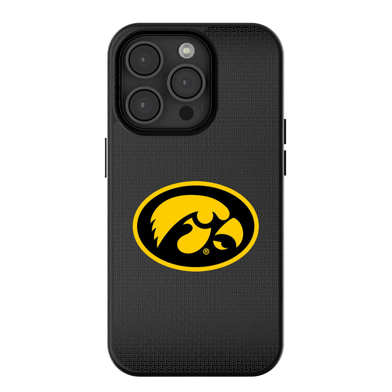 University of Iowa Hawkeyes Linen iPhone MagSafe Compatible Phone Case