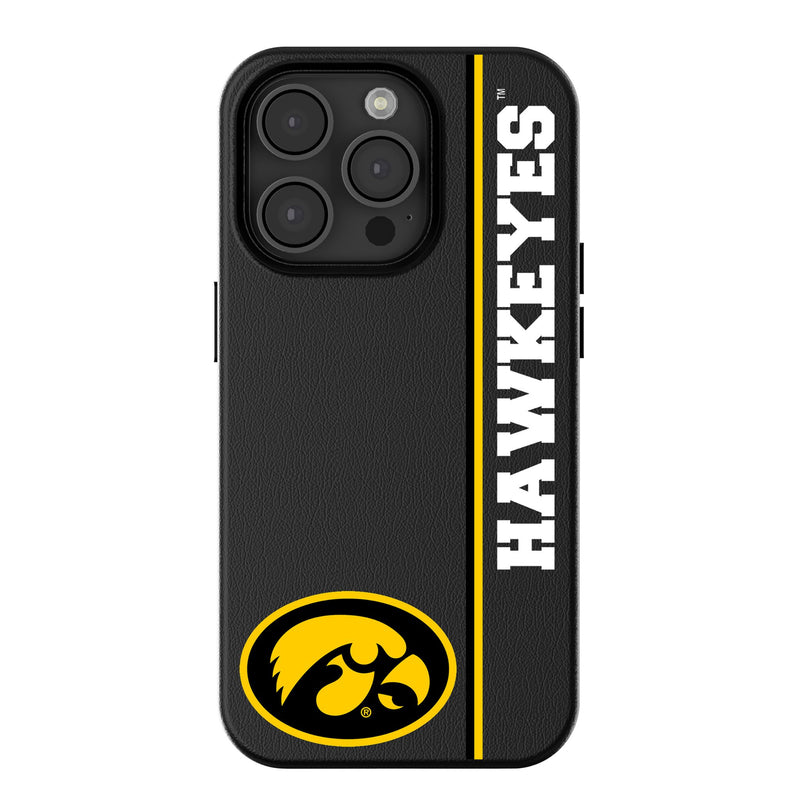 University of Iowa Hawkeyes Sidebar iPhone MagSafe Compatible Phone Case