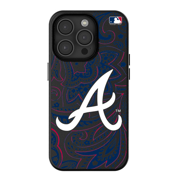 Atlanta Braves Paisley iPhone MagSafe Compatible Phone Case for Apple iPhone