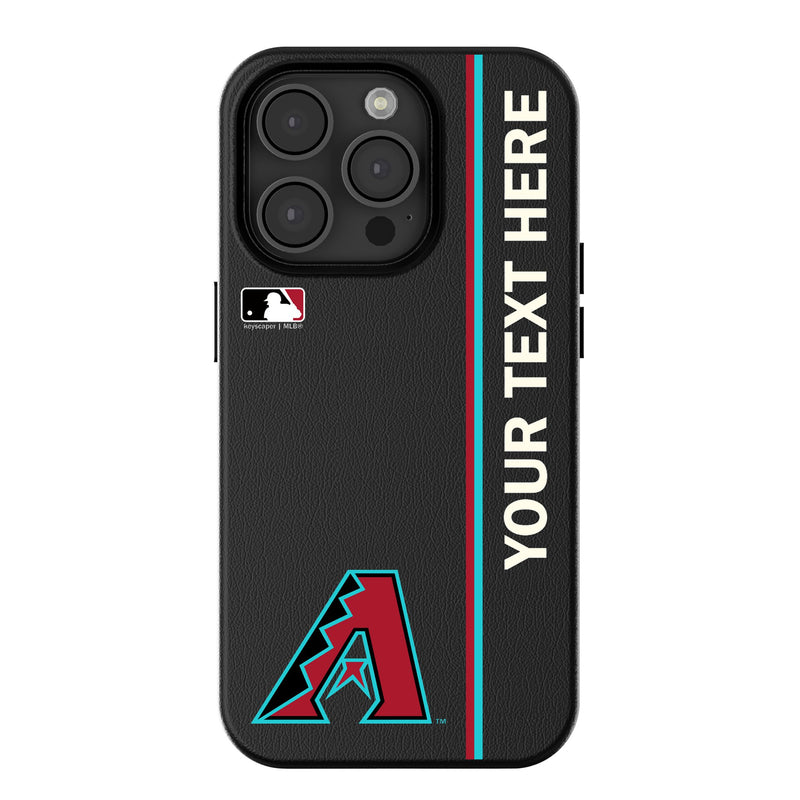 Arizona Diamondbacks Personalized Sidebard iPhone MagSafe Compatible Phone Case for Apple iPhone