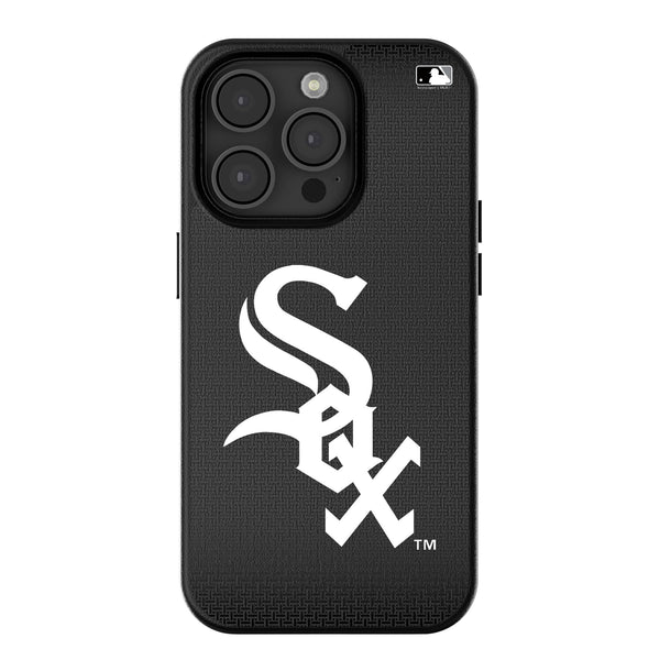 Chicago White Sox Linen iPhone MagSafe Compatible Phone Case for Apple iPhone
